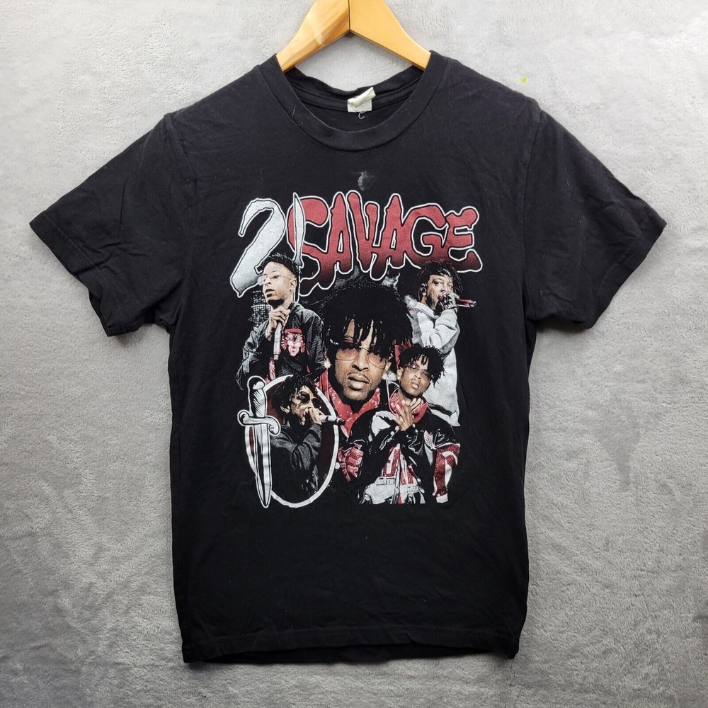 21 Savage Shirt Mens Small Concert Tour Merch HipHop Rap‎ Rapper American Dream